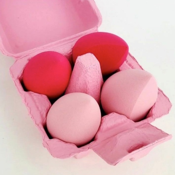 (2)  Beauty Creations Chick Blenders 4pcs Set - Blending Sponge Set - New in Box - Picture 3 of 4